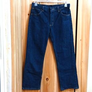 Wrangler Blue Denim Jeans Husky Amplio